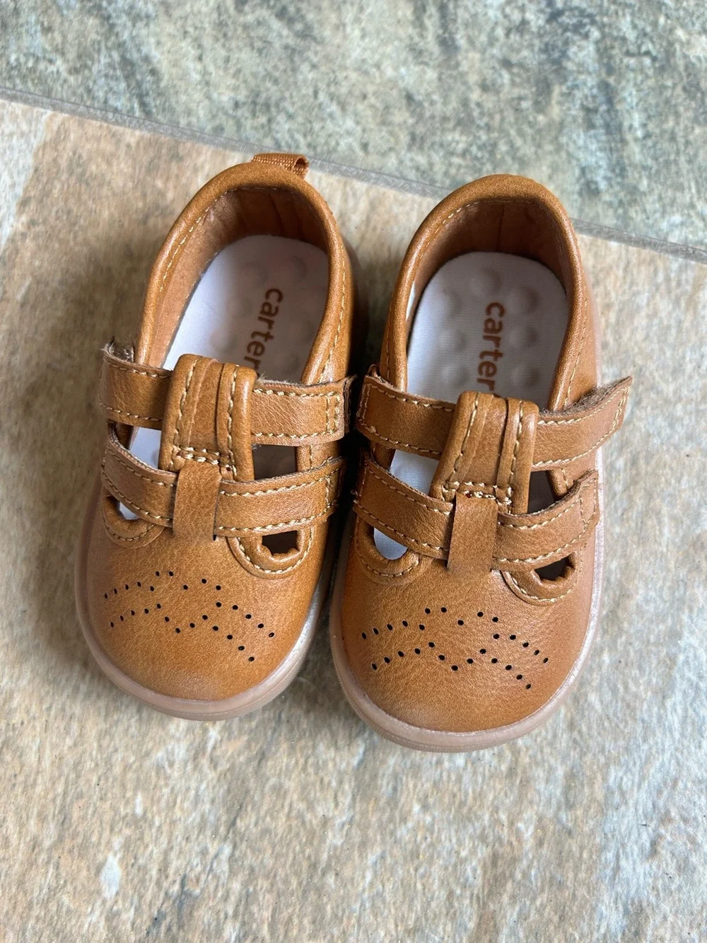 Carter’s Baby Girl Every Step® First Walker Casual Shoes - Brown Size 3